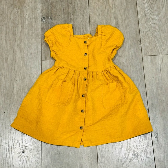 Old Navy Other - Old Navy Mustard yellow toddler dress